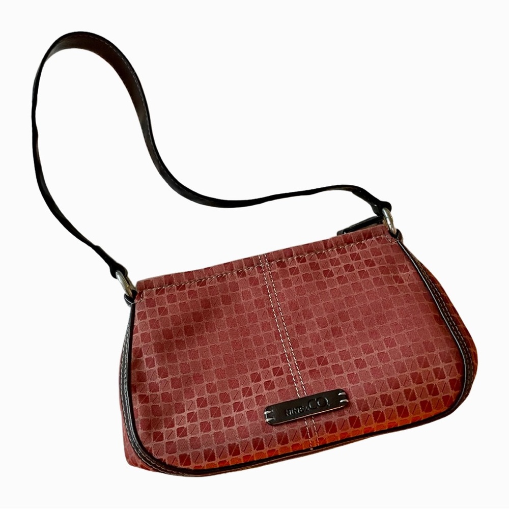 Nine & Company Nine West burnt orange mini shoulder bag